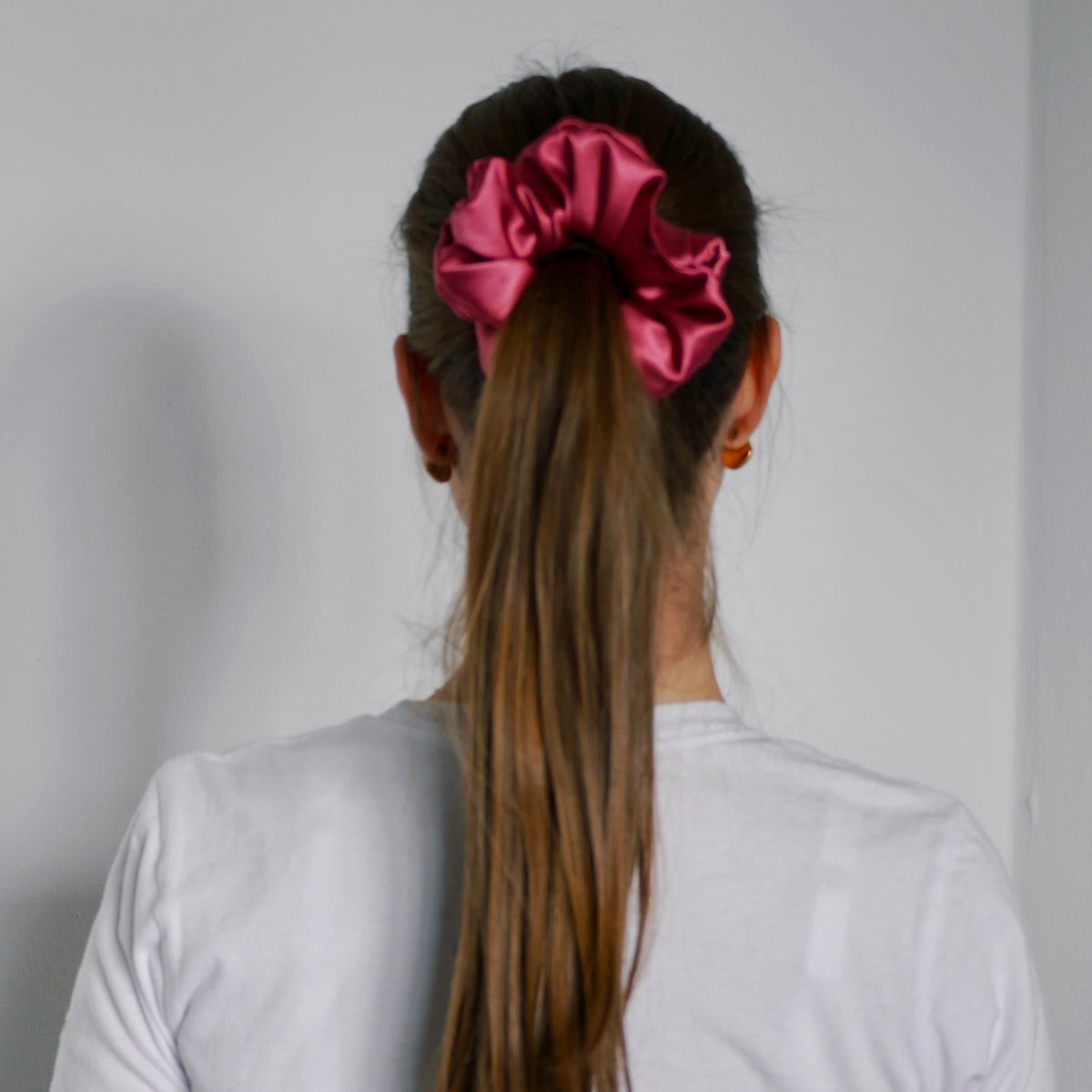 Satin Scrunchie - Wild Orchid