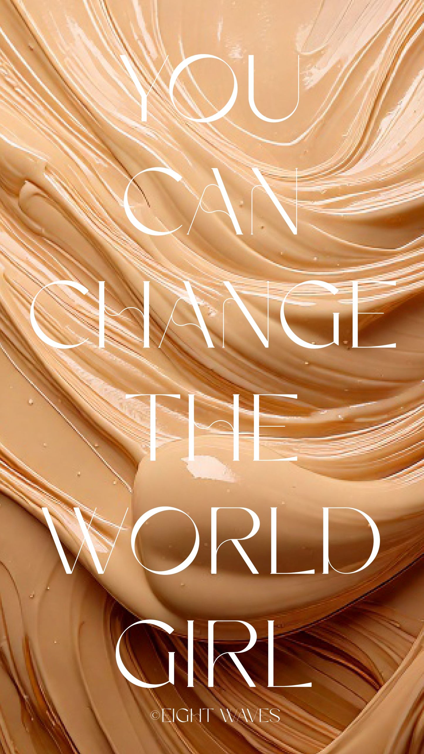 Wallpaper Weltfrauentag | You Can Change The World Girl
