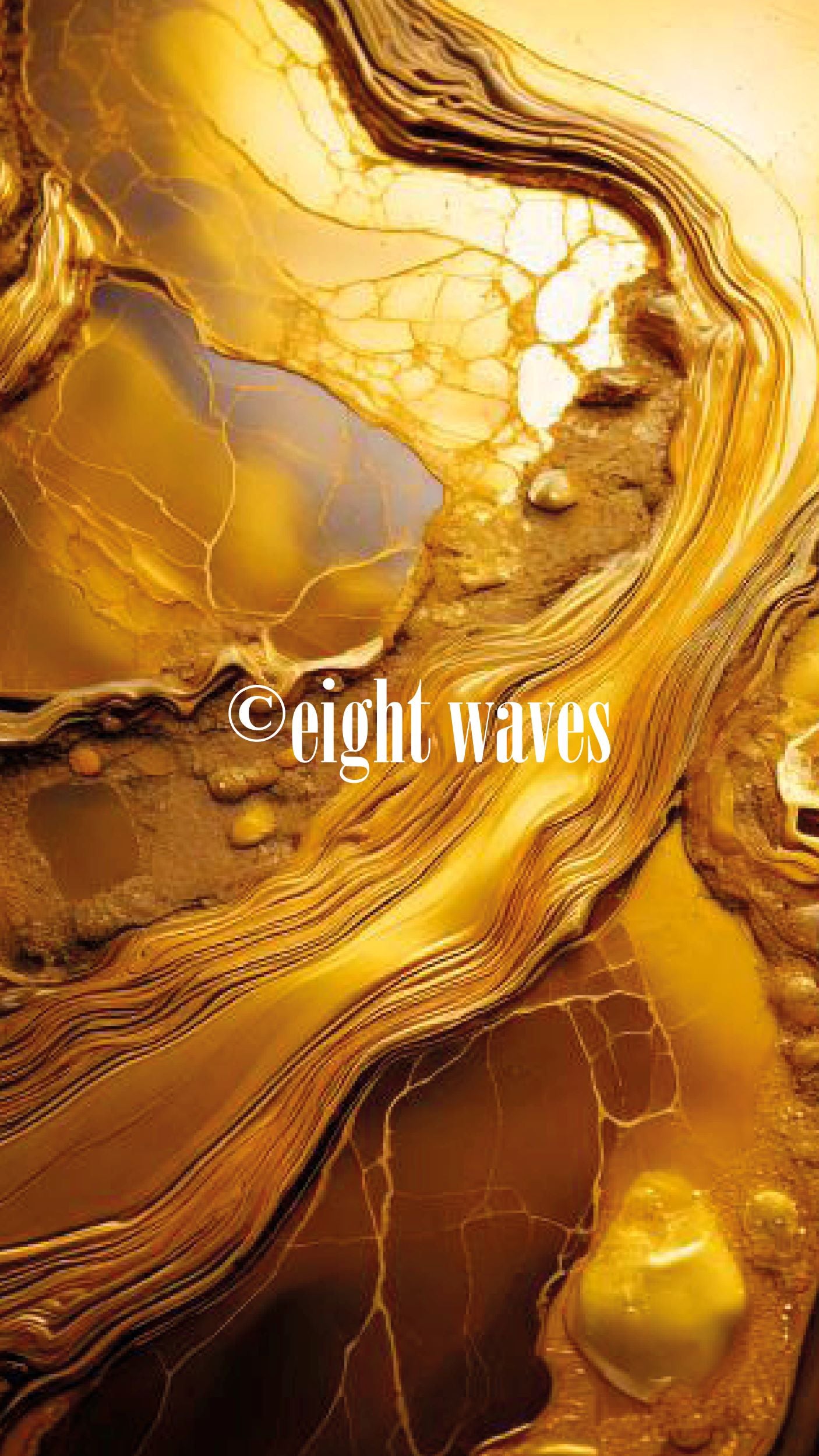 Wallpaper Resin | Gold