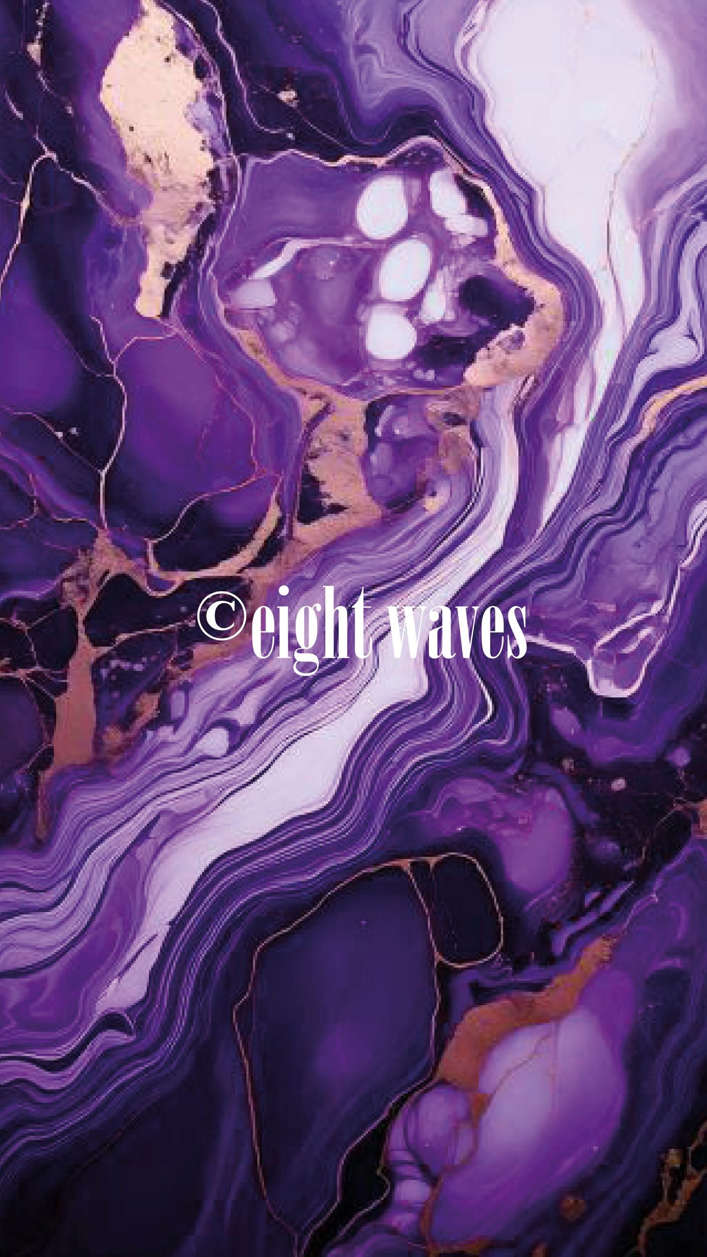 Wallpaper Resin | Violet