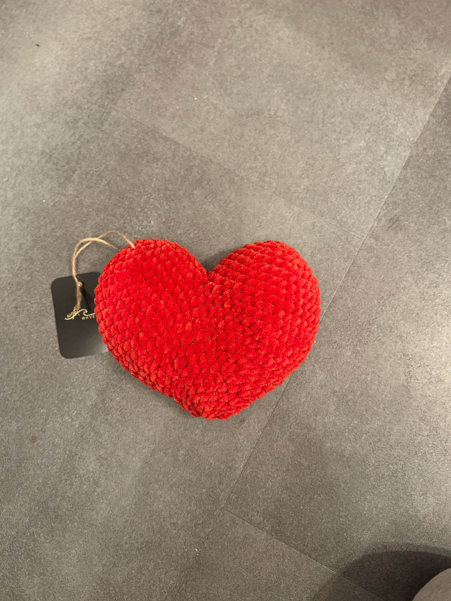 Kirschkernkissen Herz (rot)