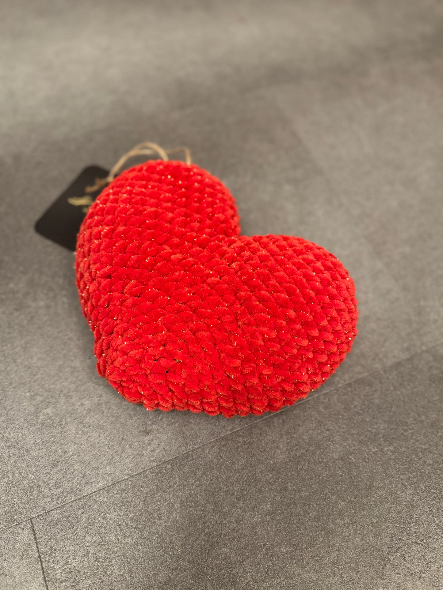 Kirschkernkissen Herz (rot)