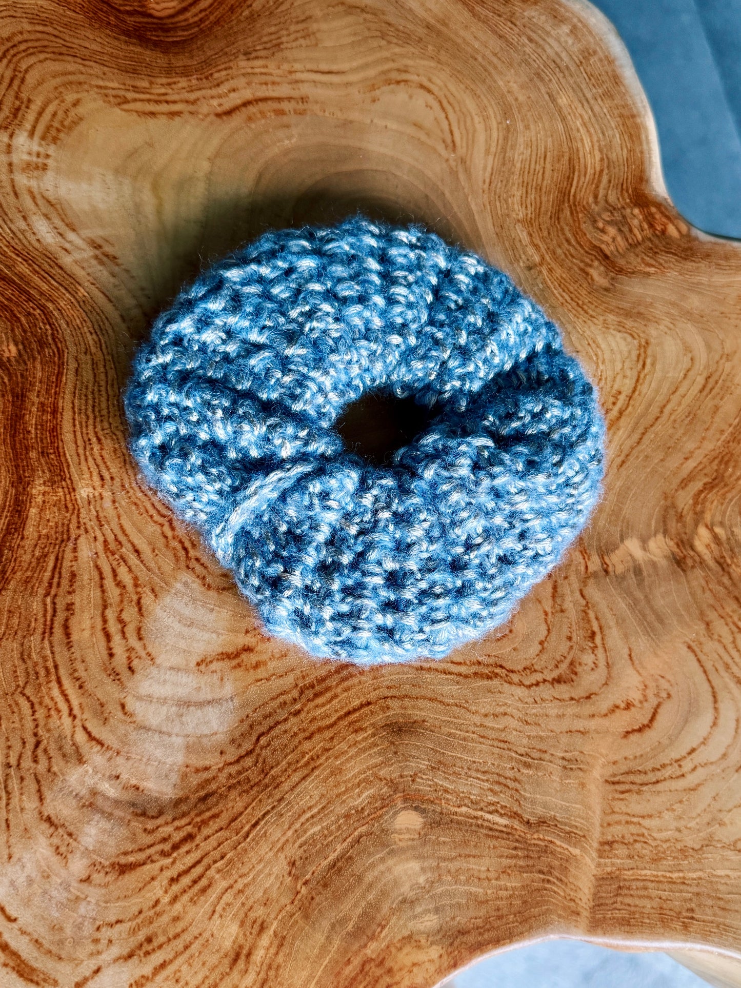 Crochet Scrunchie - Amalfi Mist