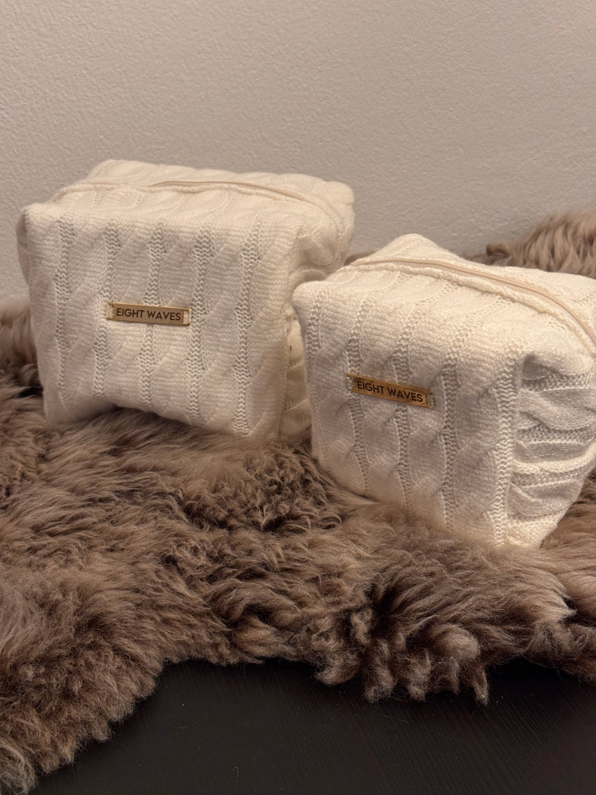 The Oxford Pouch | Cream Knit