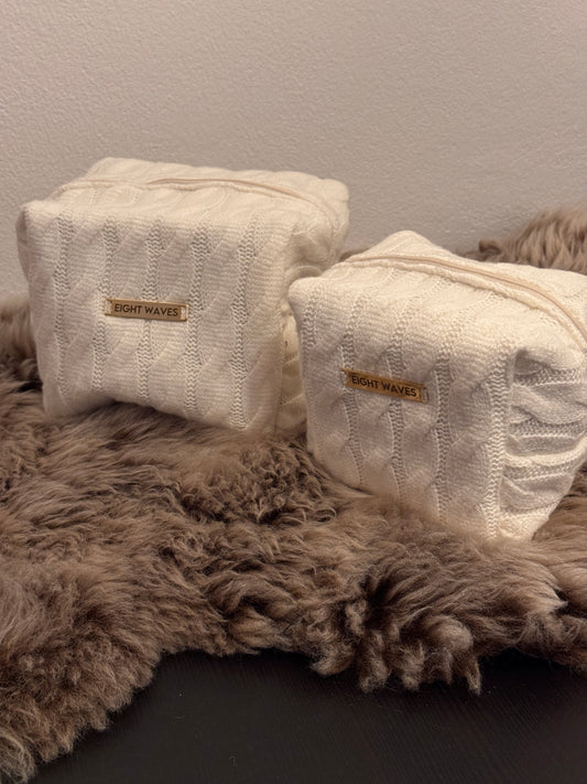 The Oxford Pouch | Cream Knit