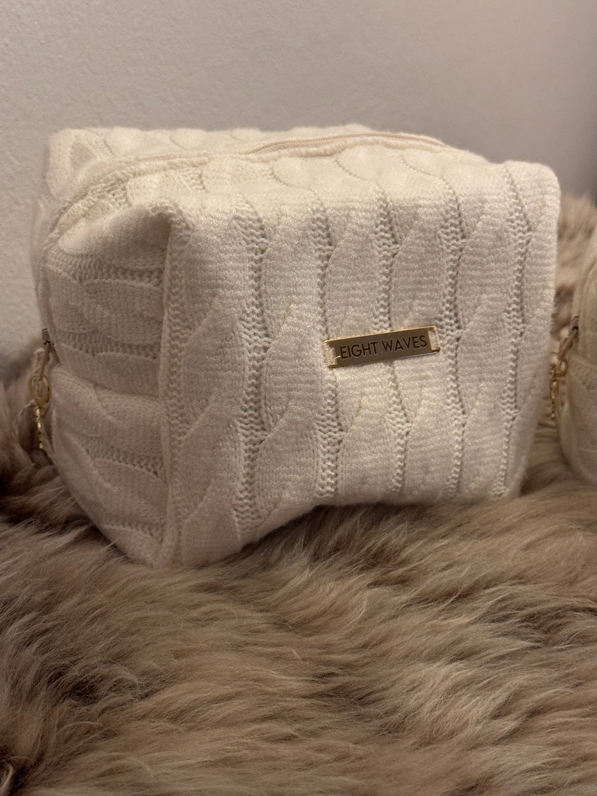 The Oxford Pouch | Cream Knit